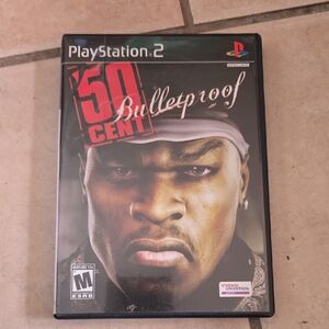Sony PlayStation 2 Game - 50 Cent: Bulletproof - Black Cover